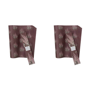 2x 6pc Ashdene Secret Garden Sandalwood Scented Fragrant Drawer Liners 42x58.5cm