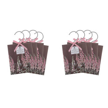 2x 4pc Ashdene Secret Garden Sandalwood Hang Scented Fragrant Sachets 9.6x3.5cm 28g