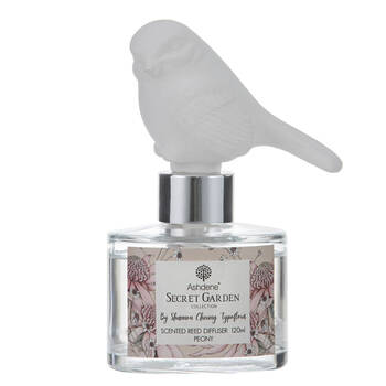 Ashdene Secret Garden Peony Bird Essential Aroma Scent Diffuser 120ml