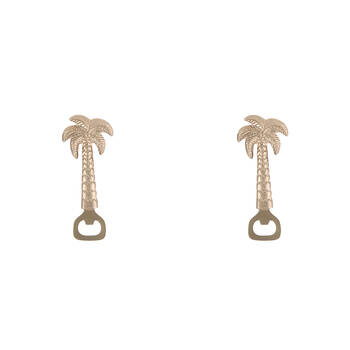 2PK Ladelle Panama Palm Tree Beverage/Drink Bottle Opener Handheld Kitchen Tool
