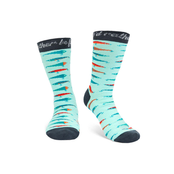 Lavley I'd Rather Be Fishing Novelty Unisex Socks Crew Length