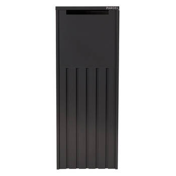 Northcote Pottery Empire Parcel Grey Letterbox with Top Lid Parcel Door