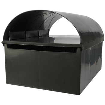 Homeleisure Paterson Large Letterbox Charcoal Outdoor Home 