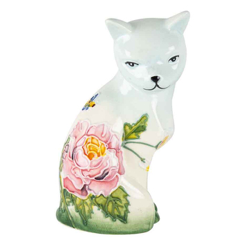 Old Tupton Ware Flower Garden Cat Home Decor Decorative Statue