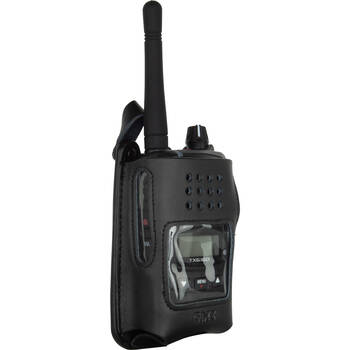 GME Leather Radio Carry Case Suits TX685 TX6150 TX6155 TX6160 Black