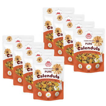 8PK Little Cheeks Farm Fresh Pure Calendula Pet Rabbit/Guinea Pig Food Treats 35g