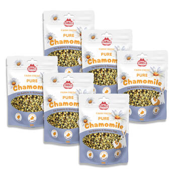 6PK Little Cheeks Farm Fresh Pure Chamomile Pet Rabbit/Guinea Pig Food Treats 35g