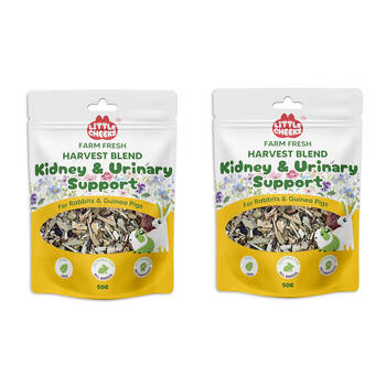 2PK Little Cheeks Farm Fresh Kidney/Urinary Support Pet Rabbit/Guinea Pig Food 50g