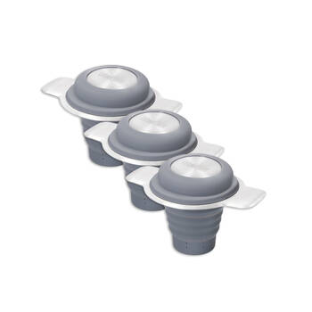 3PK La Cafetiere Invertible Silicone Loose Leaf Tea Filter Infuser 3x8x1.5cm