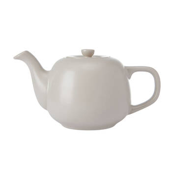 La Cafetiere Stoneware Classic Teapot Kettle 600ml - Latte