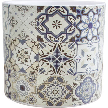 LVD Ceramic Decorative Indoor Planter Pot Santorini 12.5x12cm Multicoloured