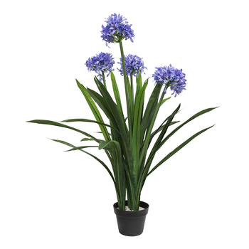 LVD Potted 100cm Agapanthus Large Artificial Faux/Fake Plant - Green