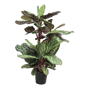LVD Potted 110cm Peacock Plant XL Artificial Faux/Fake Plant - Green