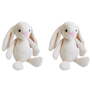 2PK LVD Rabbit 35cm Plush Toy Kids/Children Stuffed Animal Large - Cream