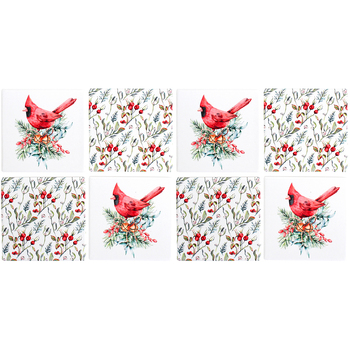 2x 4pc LVD Coasters Red Robin Decorative Barware/Serveware Home Kitchen