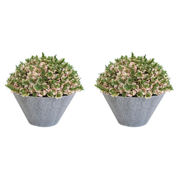 2PK LVD Potted 13cm Moss Artificial Faux/Fake Plant - Pink