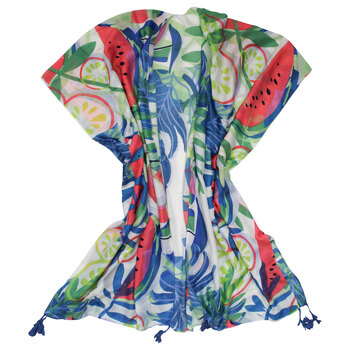 LVD Women's 90x180cm Kaftan Summer Cover Up Dress - Sangria