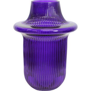LVD Glass Vase Soho Grape Home Decor 14x22.5cm - Purple