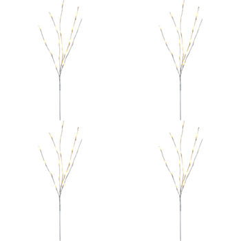 4PK LVD Light Up LED Branch Paperbark Decorative Lighting Home Decor 70cm 