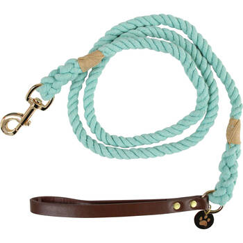 LVD Cotton/Metal Dog Leash Walking Rope Lead 1.2x150cm Ocean Blue