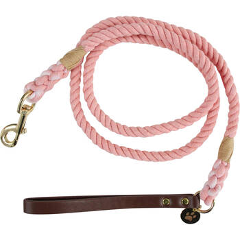 LVD Cotton/Metal Dog Leash Walking Rope Lead 1.2x150cm Pink Sunset