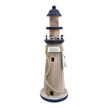 LVD MDF 37cm Riviera Lighthouse Figurine Home Decor - Medium