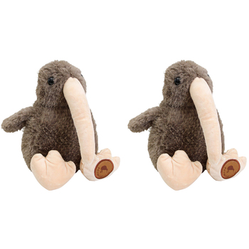 2PK LVD Kiara Kiwi 26cm Plush Toy Kids/Children Stuffed Animal - Brown