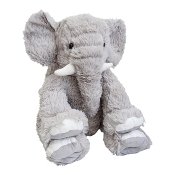 LVD Ellie Elephant 43cm Plush Toy Kids/Children Stuffed Animal Large - Grey