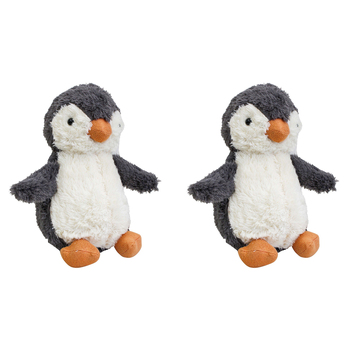 2PK LVD Poppy Penguin 20cm Plush Toy Kids/Children Stuffed Animal - Black/White