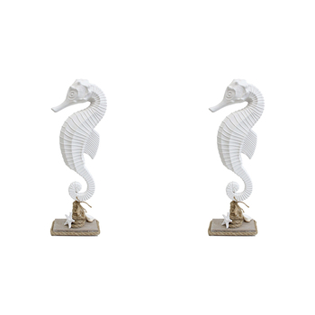 2PK LVD Seahorse On Stand Decorative Sculpture Home/Lounge Decor
