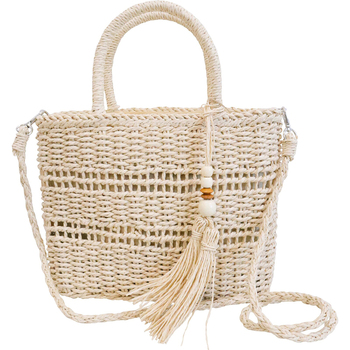 LVD Roxette Woven Handbag/Shoulder Bag 28cm - Natural