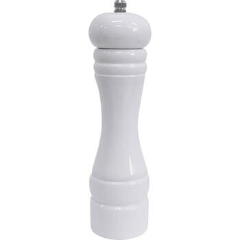 LVD Timber Wooden Kitchen Salt/Pepper Grinder Mill Medium 5x5x22cm White