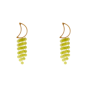 2PK LVD Bamboo/Capiz Moon Dreamcatcher Sky 23x7cm - Light Green