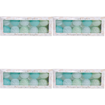 4PK LVD Plastic 2m LED String 10 Lights Aquas Home/Nursery Decor Children/Baby