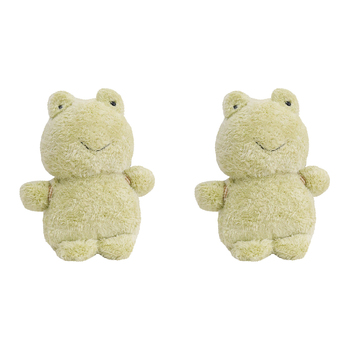 2x LVD Polyester Plush Froggo Home/Nursery Decor Child/Baby Toy 3+ 22cm Green