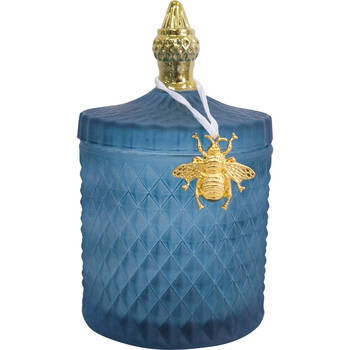 LVD Glass Cruz Trinket Storage Decor Round 18.5cm - Capri
