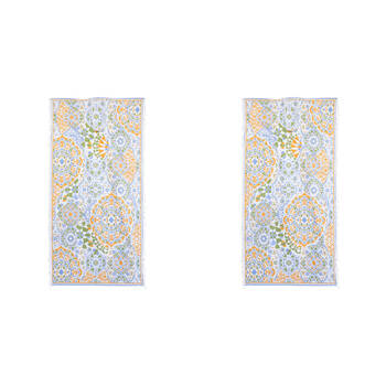 2PK LVD Microfibre Beach Absorbent Towel In Bag 90x180cm - Moroc