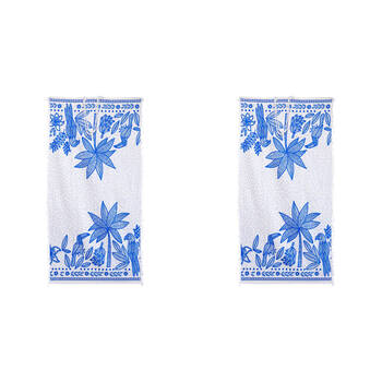 2PK LVD Microfibre Beach Absorbent Towel In Bag 90x180cm - Tropicana