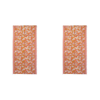 2PK LVD Microfibre Beach Absorbent Towel In Bag 90x180cm - Retro