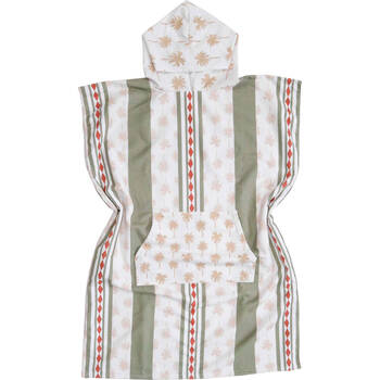 LVD Microfibre Adult/Teen Hooded Towel Poncho w/ Bag - Safari