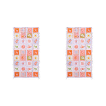 2PK LVD Kids Microfibre Beach Towel In Bag 70x140cm Pastel Postcards