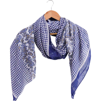 LVD Scarf Sarong Navy Paisley Themed Stylish Womens Fashion
