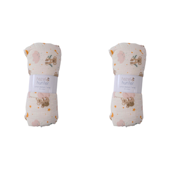 2PK LVD Blanket Wrap Koalas Home/Nursery Decor Children/Baby 100x100cm