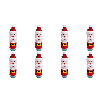 8PK LVD Bottle Cover Santa Knit Decorative Barware/Serveware Home Kitchen