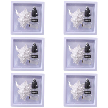 6PK LVD Ceramic/Plastic Scented Car Clip w/ Lavender Oil Air Freshener
