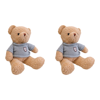2PK LVD Plush Bear Rupert Kids/Childrens Stuffed Animal/Soft Toy 0+