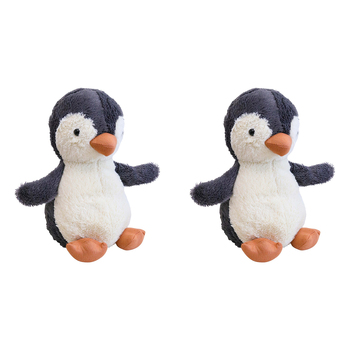 2PK LVD Plush Medium Poppy Penguin Kids/Childrens Stuffed Animal/Soft Toy 0+