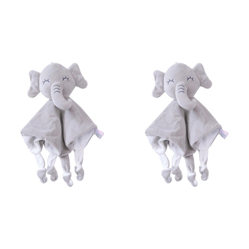 2PK LVD Comforter Blankie Rattle Bunny Home/Nursery Decor Children/Baby 0+ 23cm