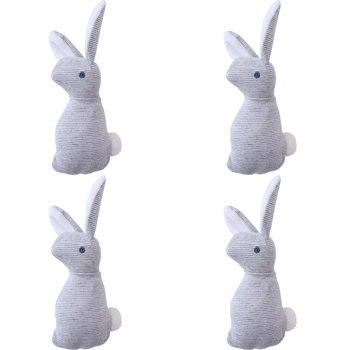 4PK LVD Plush Sensory Bunny Kids/Childrens Stuffed Animal/Soft Toy 0+