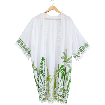 LVD Women/Ladies Palmier Beach Cover Up Summer Robe Dress Polyester One Size